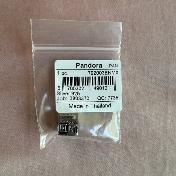 Pandora Charm Santa’s Grotto Sterling Silver 925 792003ENMX Authentic NEW NWT - Picture 5 of 5